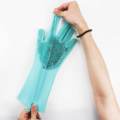 Gant de brosse de démêlage en silicone Lighteme pour chiens