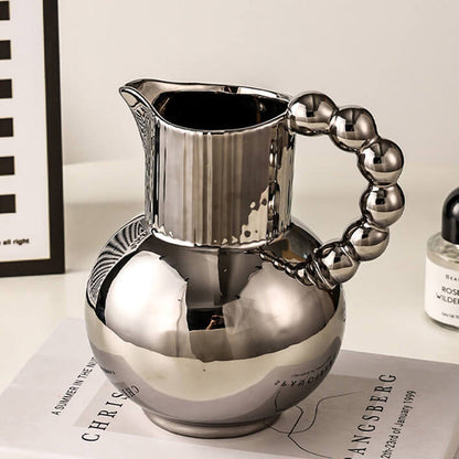 Lighteme Keramikvase in Kesselform
