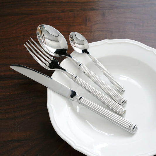 Lighteme Simple Striped Besteckset, 4-teilig