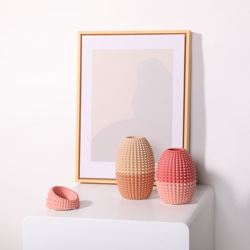 Lighteme Einfache Keramikvase für Zuhause