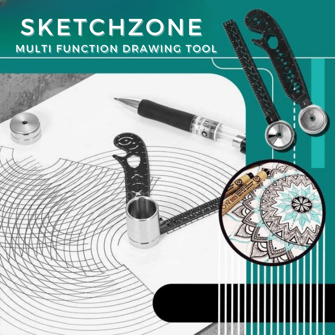 Lighteme 7-in-1 Multifunktions-Zeichenwerkzeug