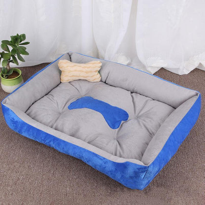 Lit-canapé pour grand chien Lighteme Soft Short Plush (sans coussin en forme d'os) (5 couleurs et 5 tailles)
