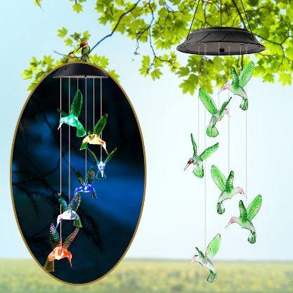 Lighteme Solar-Gartenlampe in Vogelform
