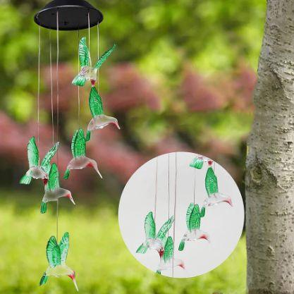 Lighteme Solar-Gartenlampe in Vogelform