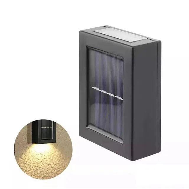 Applique murale d'extérieur étanche à énergie solaire Lighteme | ACHETEZ-EN 1, OBTENEZ-EN 1 GRATUITEMENT (2 PIÈCES)