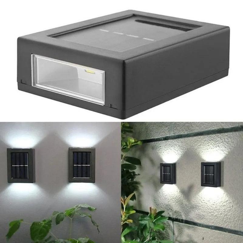 Applique murale d'extérieur étanche à énergie solaire Lighteme | ACHETEZ-EN 1, OBTENEZ-EN 1 GRATUITEMENT (2 PIÈCES)