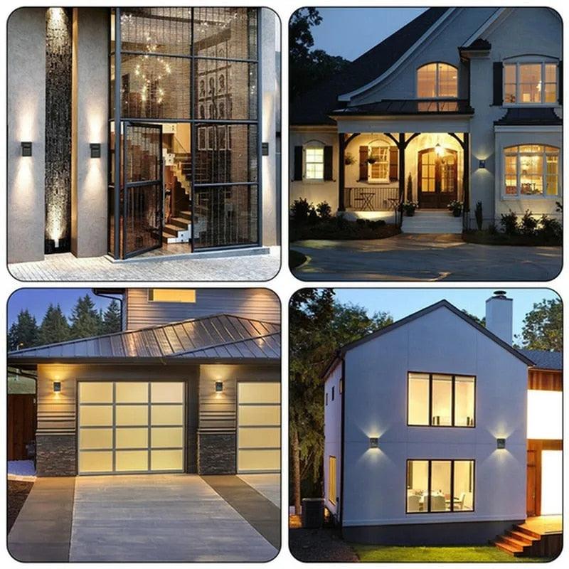 Applique murale d'extérieur étanche à énergie solaire Lighteme | ACHETEZ-EN 1, OBTENEZ-EN 1 GRATUITEMENT (2 PIÈCES)
