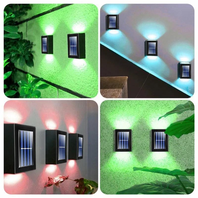 Applique murale d'extérieur étanche à énergie solaire Lighteme | ACHETEZ-EN 1, OBTENEZ-EN 1 GRATUITEMENT (2 PIÈCES)