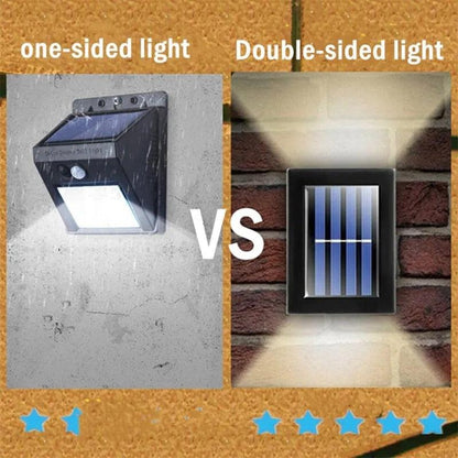 Applique murale d'extérieur étanche à énergie solaire Lighteme | ACHETEZ-EN 1, OBTENEZ-EN 1 GRATUITEMENT (2 PIÈCES)