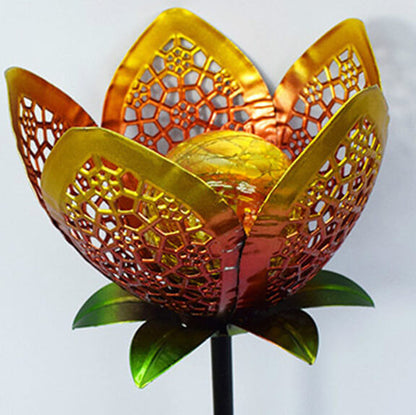 Lighteme Solar-Dekorationsleuchte für den Außenbereich, Eisen, Blume