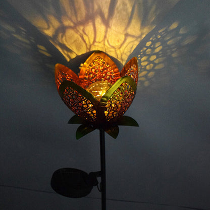 Lighteme Solar-Dekorationsleuchte für den Außenbereich, Eisen, Blume