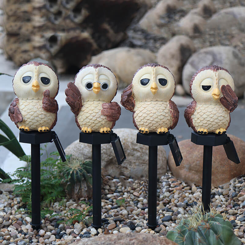 Lighteme Solar Owl Outdoor Decorative Lights