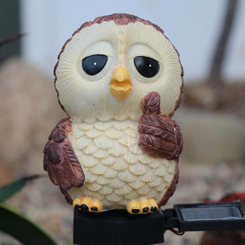 Lighteme Solar Owl Outdoor Decorative Lights