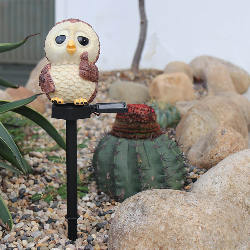 Lighteme Solar Owl Outdoor Decorative Lights