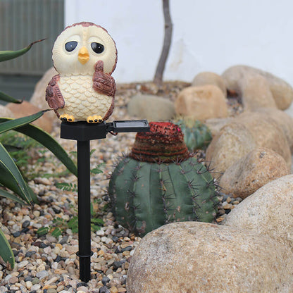 Lighteme Solar Owl Outdoor Decorative Lights