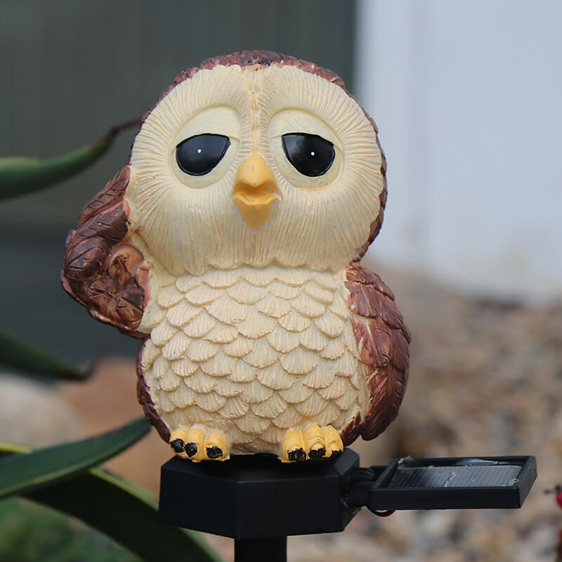 Lighteme Solar Owl Outdoor Decorative Lights