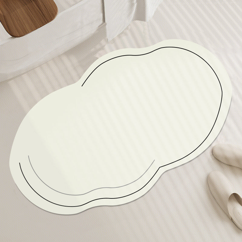 Tapis de bain Lighteme en boue de diatomées couleur unie
