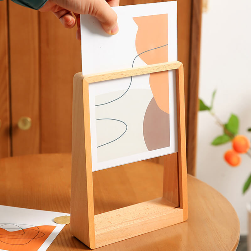 Lighteme Bilderrahmen aus Massivholz und Acryl