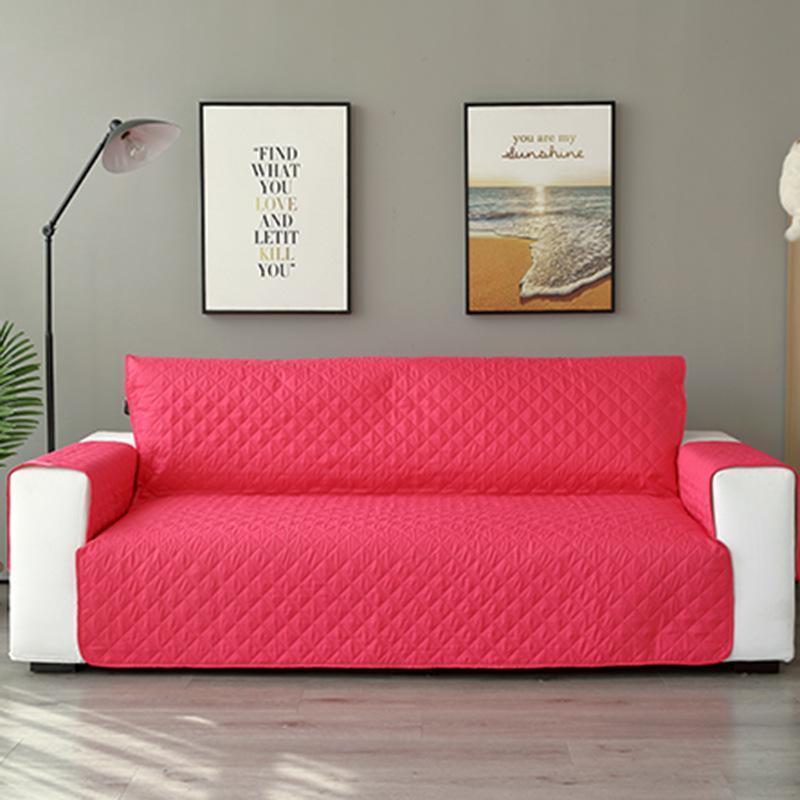 Lighteme Sofabezug aus Polyester in Unifarben (7 Farben &amp; 3 Größen)