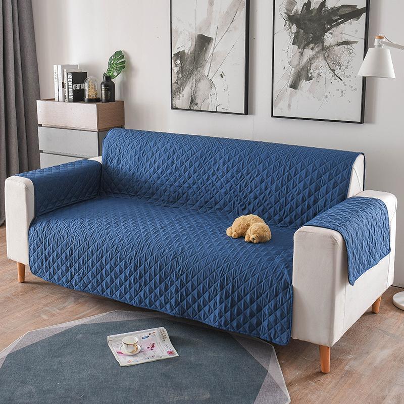 Lighteme Sofabezug aus Polyester in Unifarben (7 Farben &amp; 3 Größen)