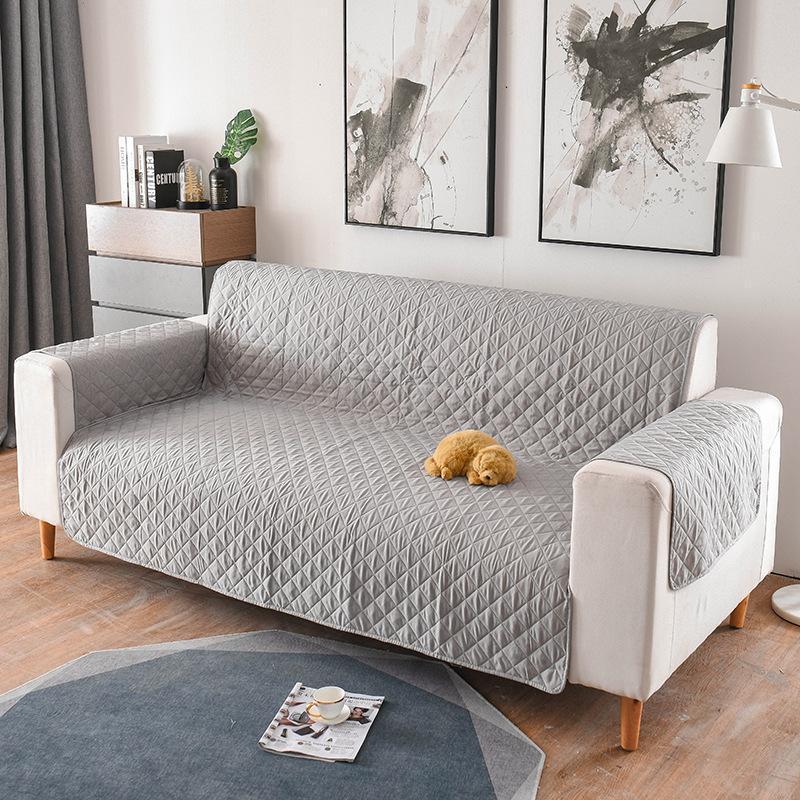 Lighteme Sofabezug aus Polyester in Unifarben (7 Farben &amp; 3 Größen)