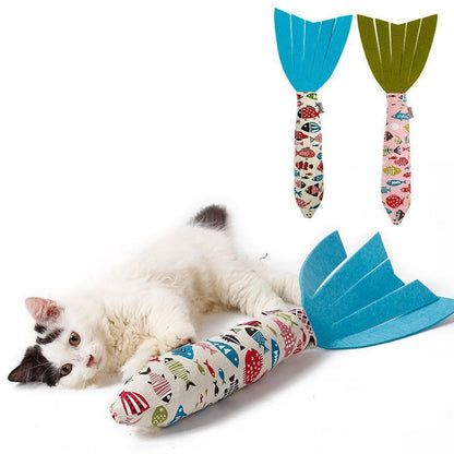 Jouet pour chat en papier sonore Lighteme en forme de poisson (2 couleurs)