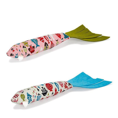 Jouet pour chat en papier sonore Lighteme en forme de poisson (2 couleurs)