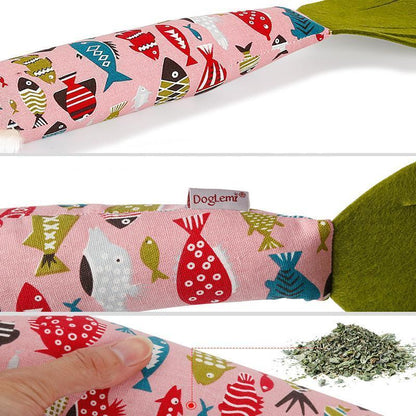 Jouet pour chat en papier sonore Lighteme en forme de poisson (2 couleurs)