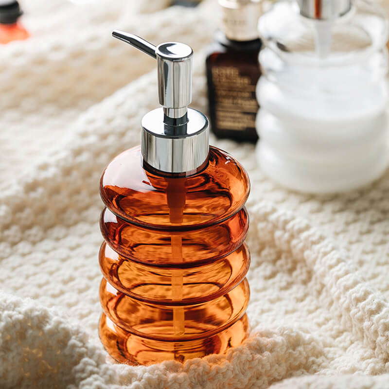 Distributeur de savon en verre spiralé Lighteme