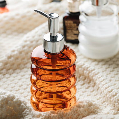 Distributeur de savon en verre spiralé Lighteme