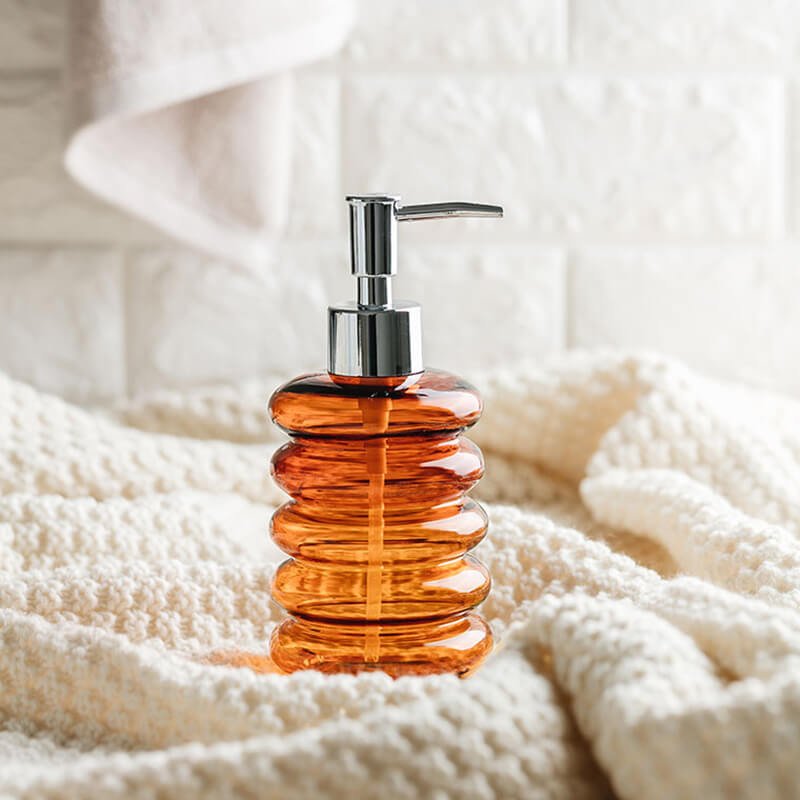 Distributeur de savon en verre spiralé Lighteme