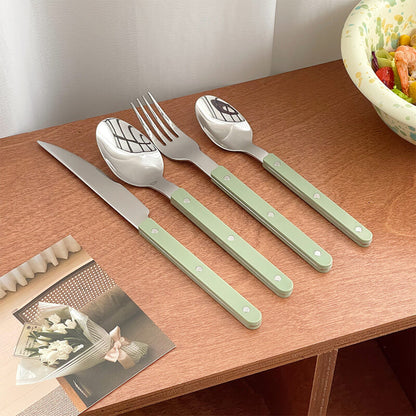 Lighteme Splicing Edelstahl-Besteckset, 4-teilig