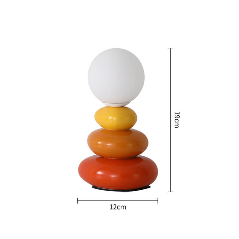 Lampe de table créative Lighteme Stacked Stone