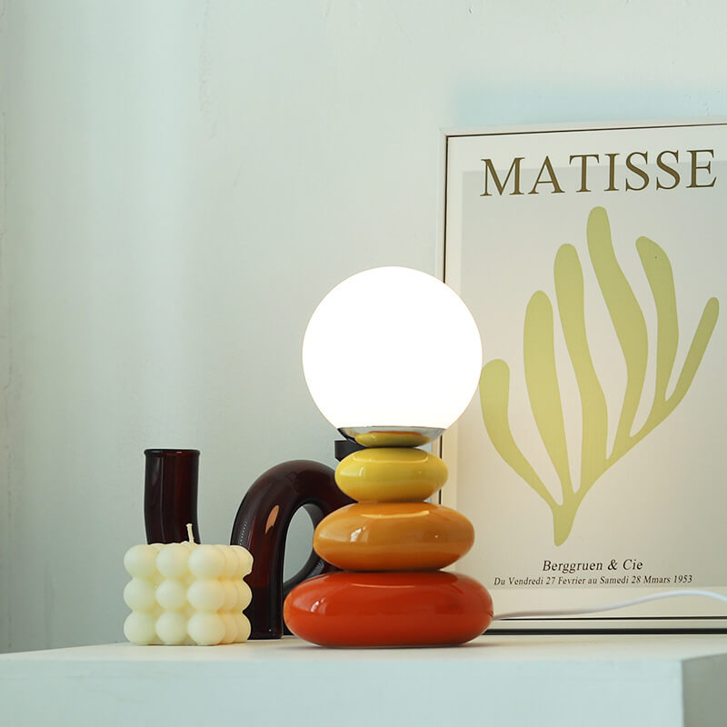 Lampe de table créative Lighteme Stacked Stone