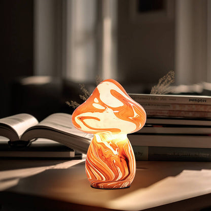 Lampe champignon en vitrail Lighteme