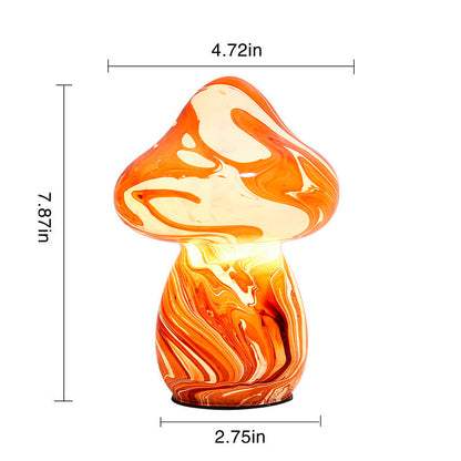 Lampe champignon en vitrail Lighteme