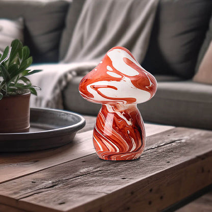 Lampe champignon en vitrail Lighteme