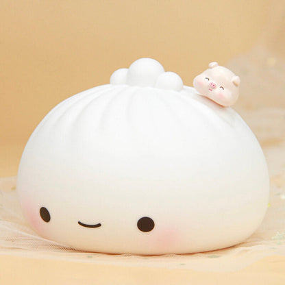Lampe de nuit en silicone Lighteme Steamed Bun