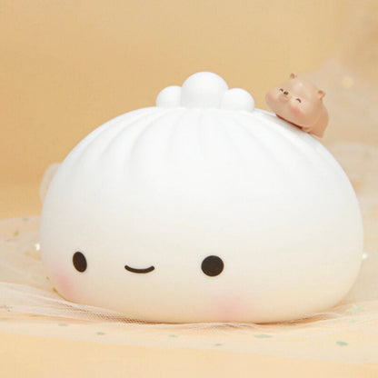 Lampe de nuit en silicone Lighteme Steamed Bun