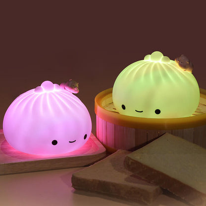 Lampe de nuit en silicone Lighteme Steamed Bun