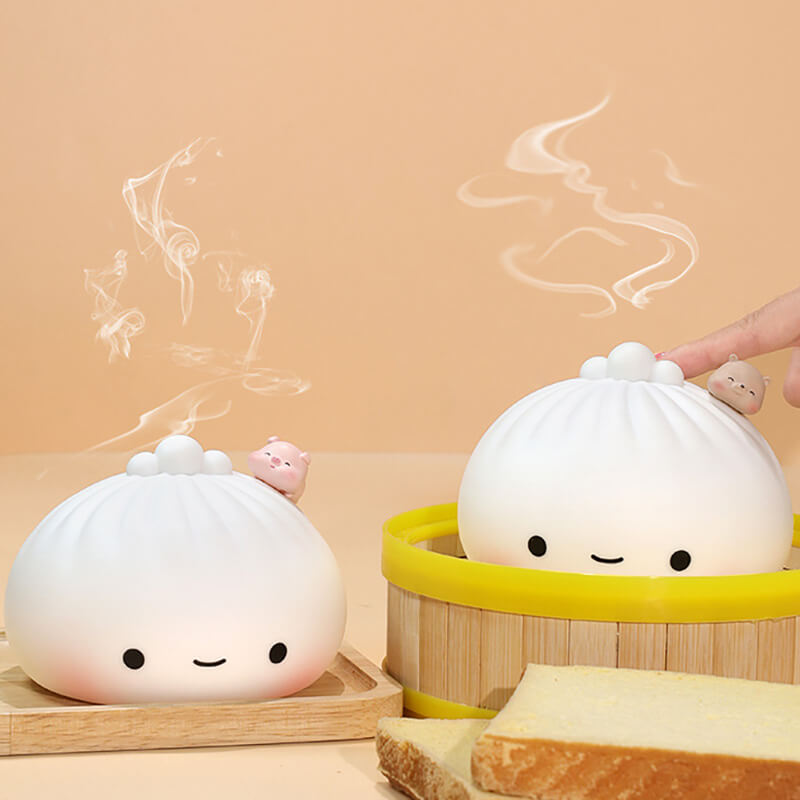 Lampe de nuit en silicone Lighteme Steamed Bun