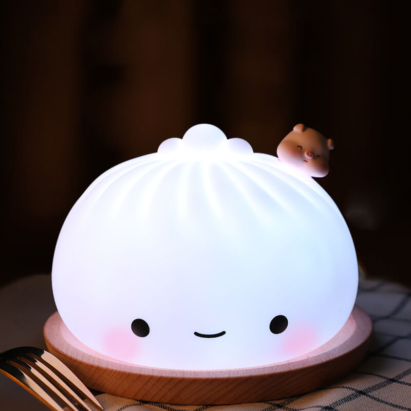 Lampe de nuit en silicone Lighteme Steamed Bun