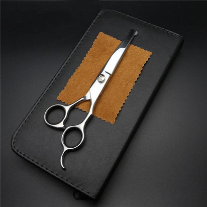 Lighteme Straight Curved Dog Cat Cutting Shears Scissors Set (2 colors)