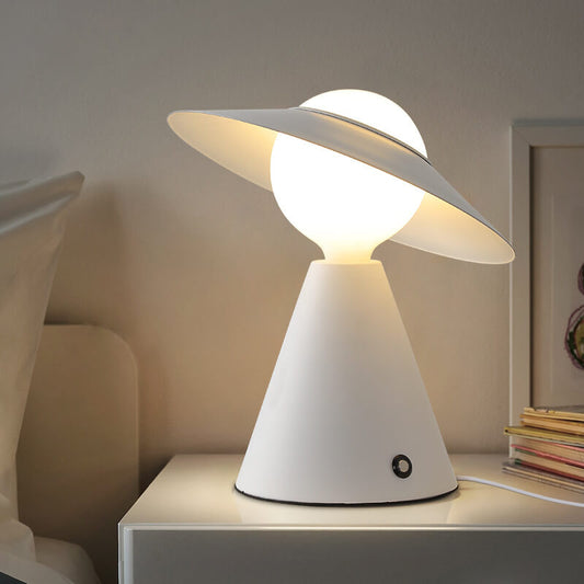 Lighteme Strohhut-Tischlampe