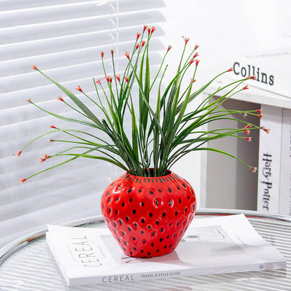 Lighteme Strawberry Ceramic Vase