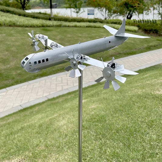 Handgefertigte B-29-Flugzeug-Windmühle von Lighteme 