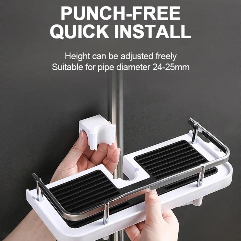 Étagère de rangement de douche sans perçage Lighteme