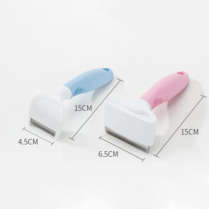 Lighteme T-förmiger Enthaarungskamm für Hunde/Katzen (2 Farben &amp; 2 Größen)