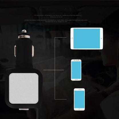 Lighteme Zwei-in-Eins-Autoladegerät mit Einziehmechanismus (4 Farben)