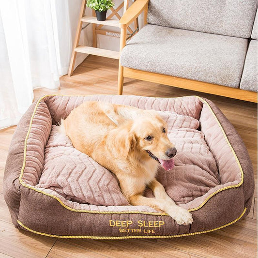 Lighteme Thick Thermal Large Dog Bed (2 colors & 4 sizes)